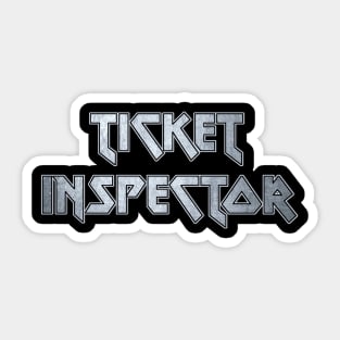 Ticket inspector Sticker